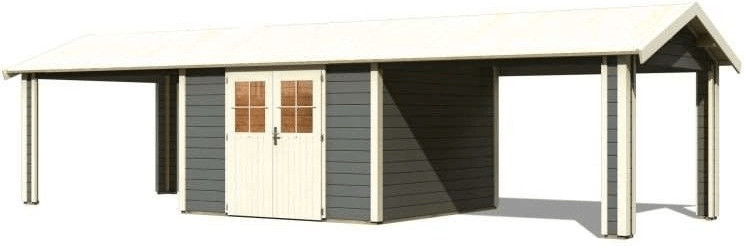 Karibu Espelo 7 Mit Dachanbau 2 947 X 337 Cm Ab 2 626 00 Preisvergleich Bei Idealo De