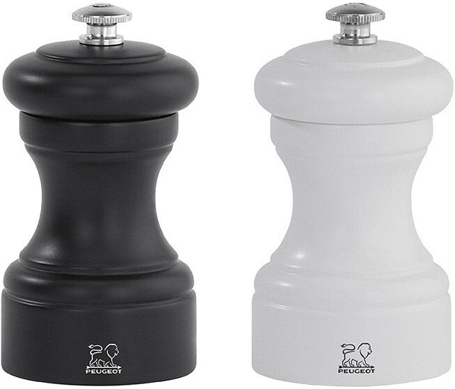 Peugeot Duo moulin à poivre & sel Bistro 10 cm noir/blanc