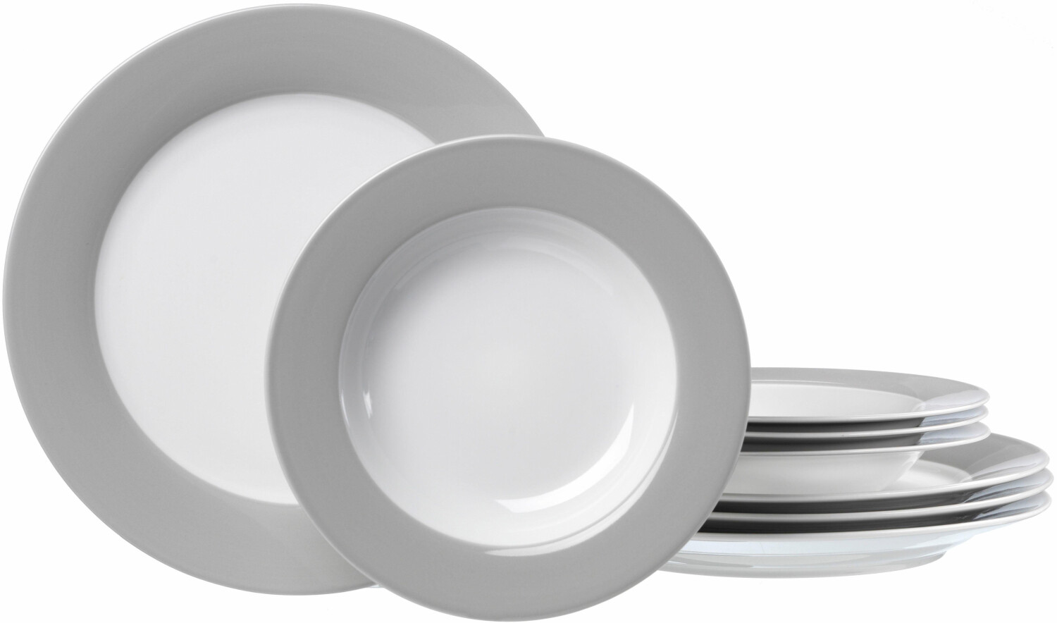Ritzenhoff & Breker Flirt Doppio Dinnerware Set 8 pcs. grey