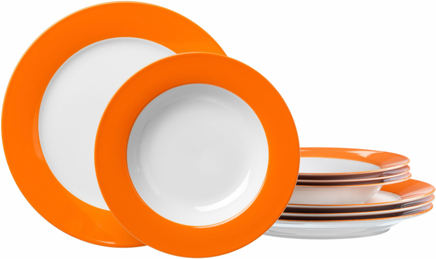 Ritzenhoff & Breker Flirt Doppio Dinnerware Set 8 pcs. orange