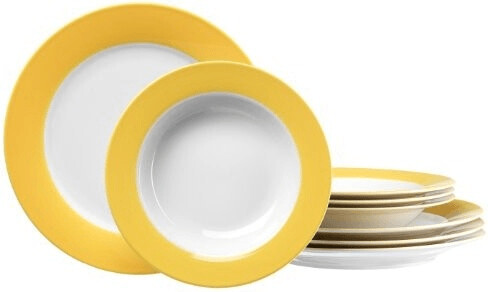 Ritzenhoff & Breker Flirt Doppio Dinnerware Set 8 pcs. yellow
