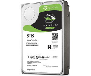 Seagate BarraCuda, 8 To, Disque Dur Interne HDD – 3,5 pouces, SATA 6 Gbit/s  7 200 tr/min, 256 Mo de mémoire cache, pour PC, Services De Récupération