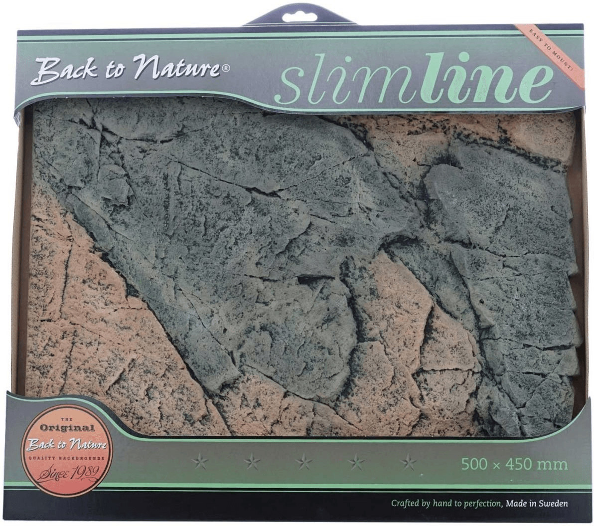 Back to Nature Slimline Basalt Gneiss 50B 50x45cm ab 53 90  
