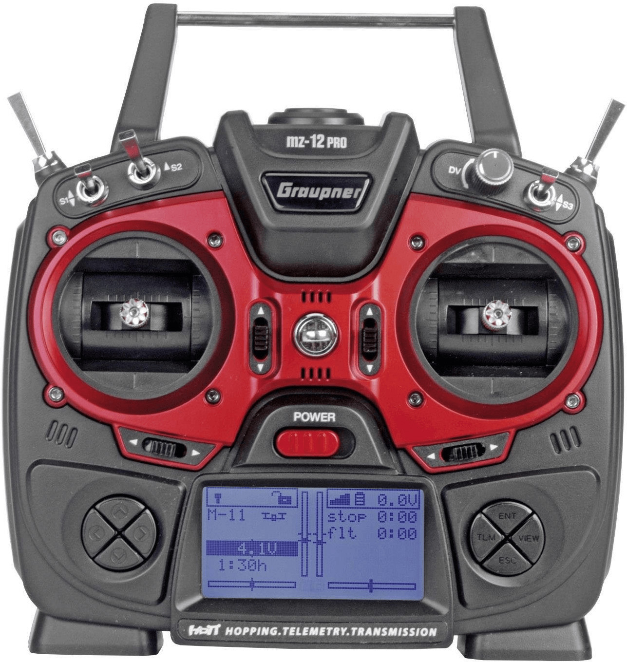 Graupner mz-12 PRO 12 Channel 2.4GHz HoTT Transmitter (S1002.PRO)