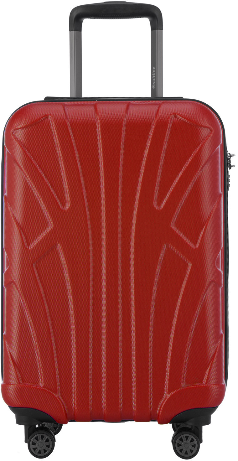 Suitline 4 Wheel Trolley 55 cm red (S20-8801M)