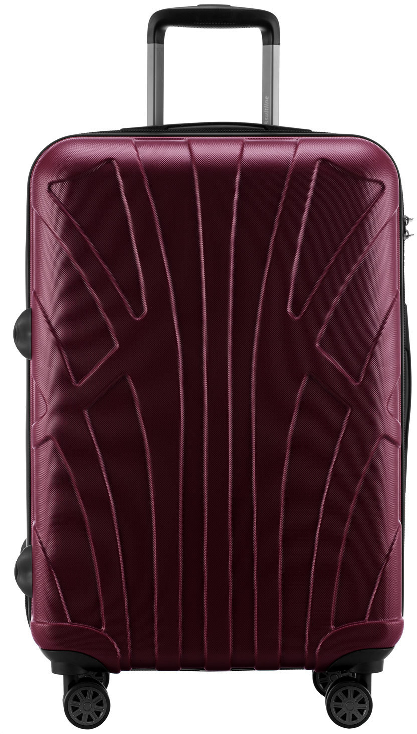 Suitline 4 Wheel Trolley 66 cm burgundy (S24-8801M)