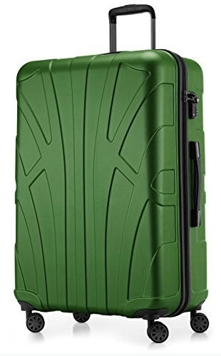 Suitline 4 Wheel Trolley 76 cm green (S28-8801M)