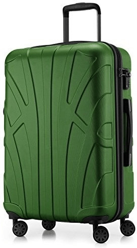 Suitline 4 Wheel Trolley 66 cm green (S24-8801M)