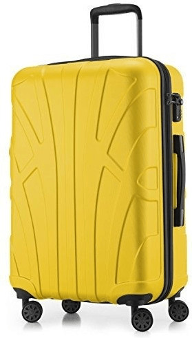 Suitline 4 Wheel Trolley 66 cm yellow (S24-8801M)