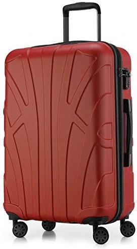 Suitline 4 Wheel Trolley 66 cm red (S24-8801M)