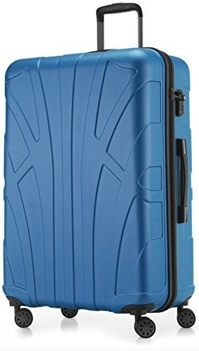 Suitline 4 Wheel Trolley 76 cm cyan blue (S28-8801M)