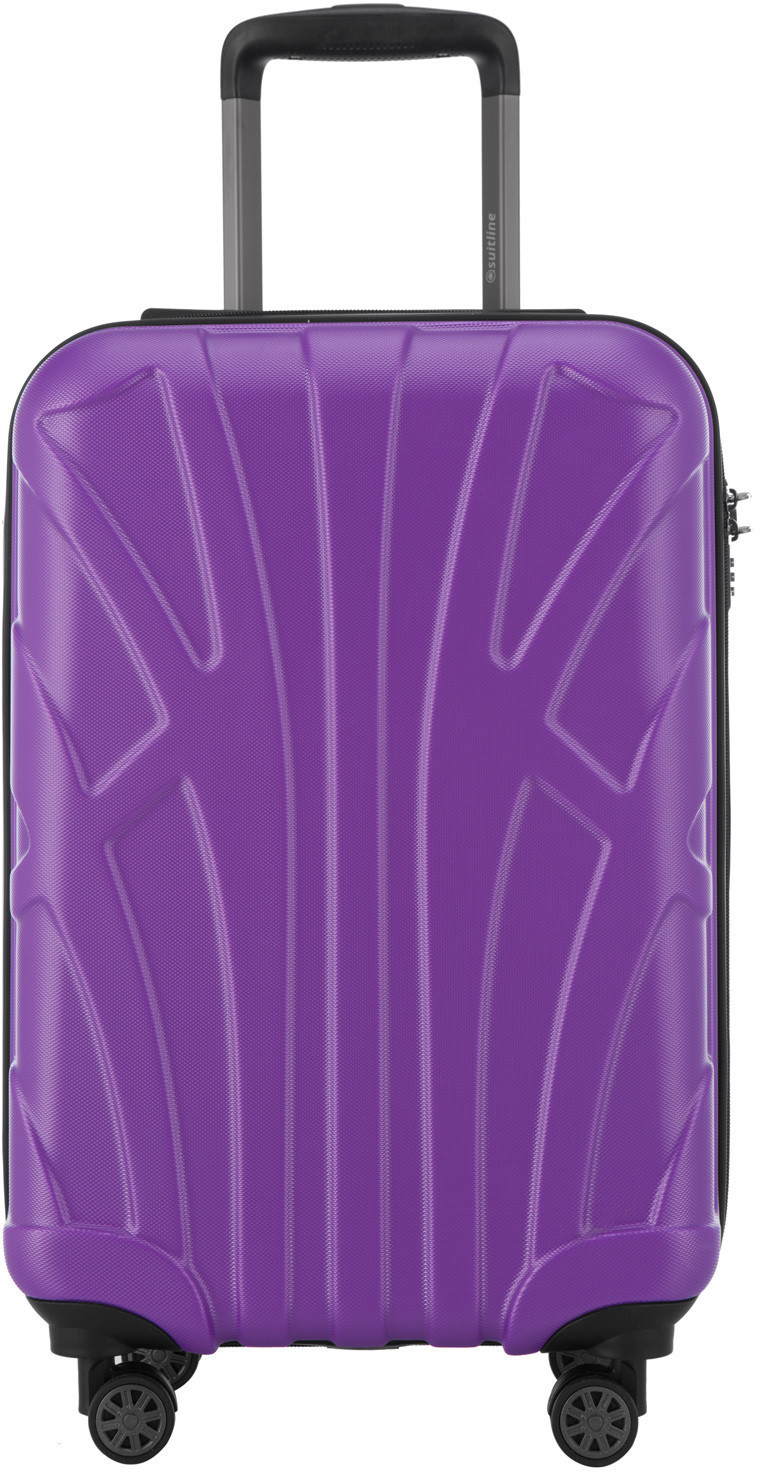 Suitline 4 Wheel Trolley 55 cm purple (S20-8801M)