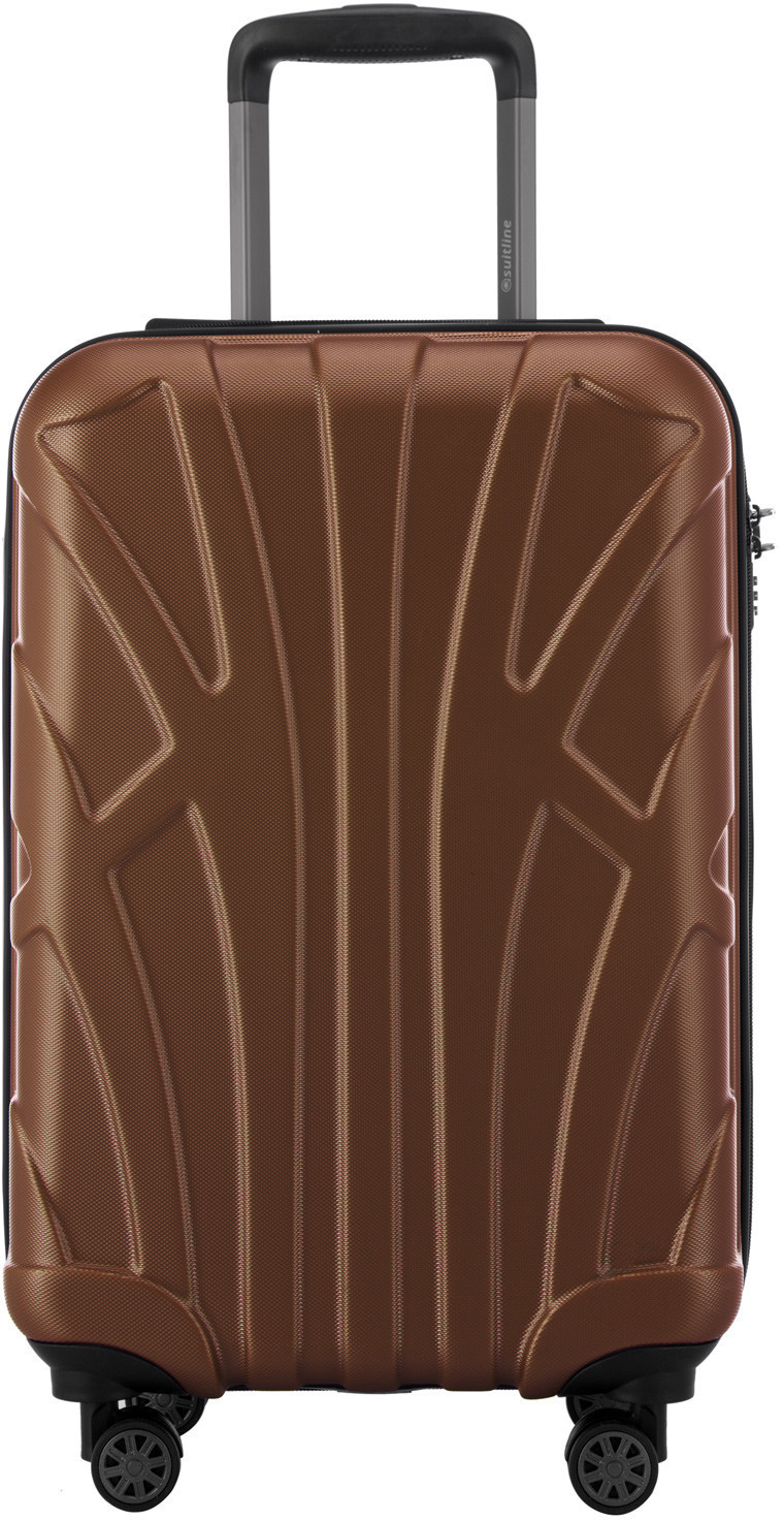 Suitline 4 Wheel Trolley 55 cm brown (S20-8801M)