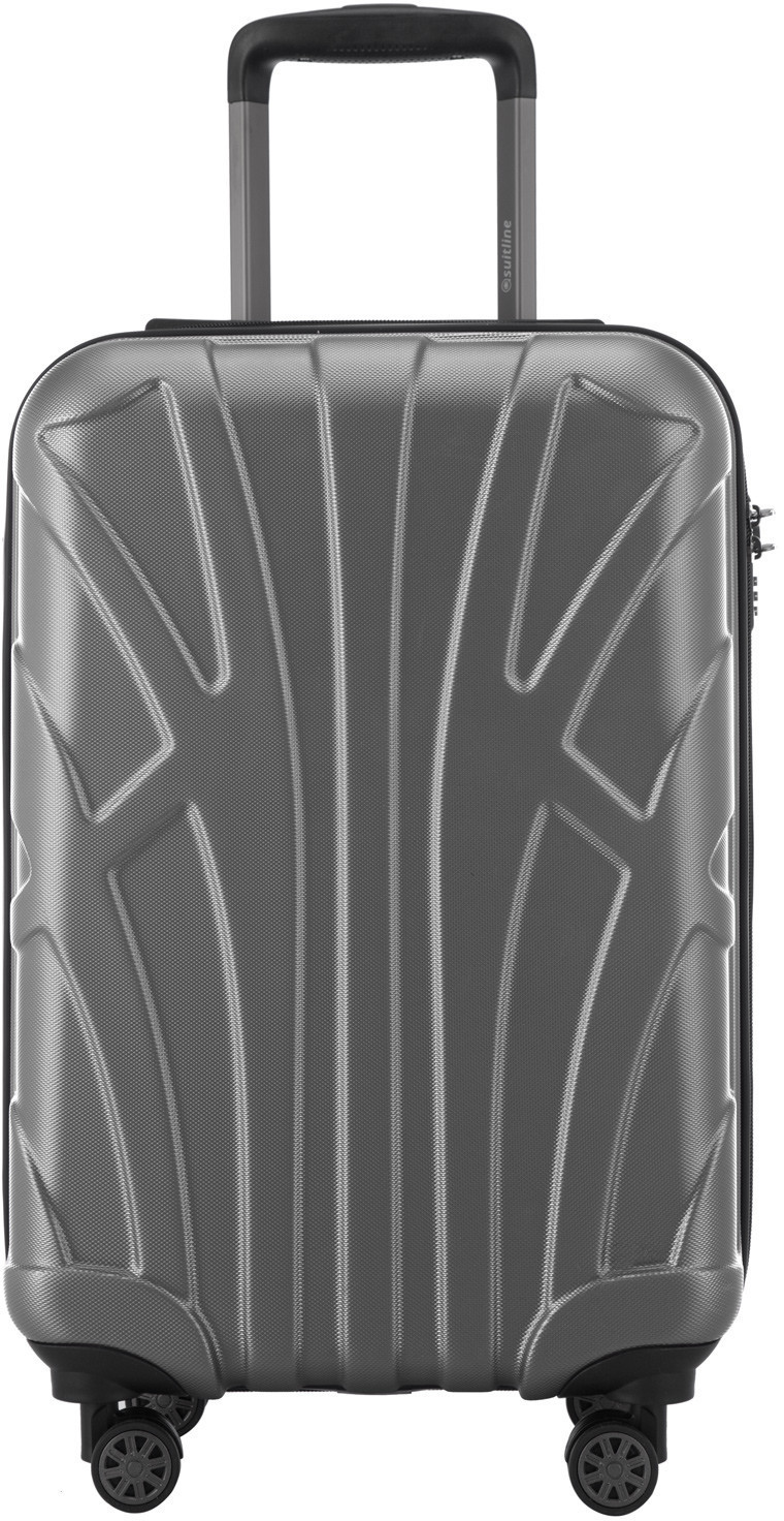 Suitline 4 Wheel Trolley 55 cm silver (S20-8801M)