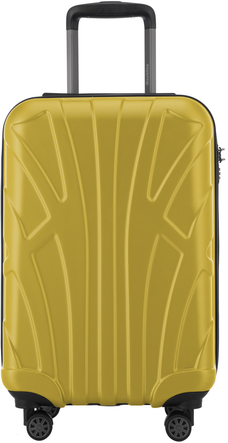 Suitline 4 Wheel Trolley 55 cm yellow (S20-8801M)