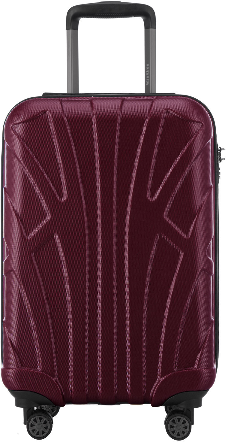 Suitline 4 Wheel Trolley 55 cm burgundy (S20-8801M)
