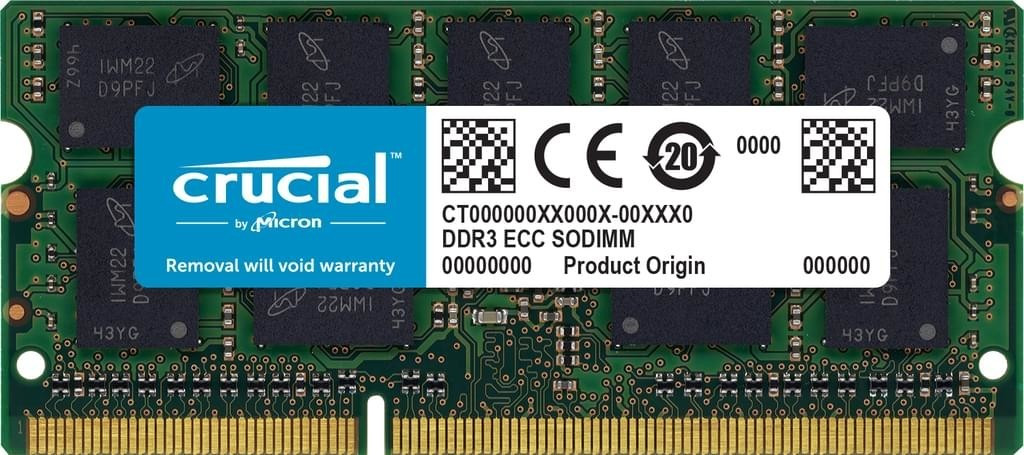 Crucial 8GB SODIMM DDR3-1600 (CT8G3S160BM)