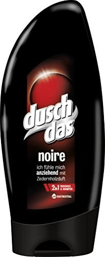 duschdas for Men Noire 2 in 1 Shower Gel + Shampoo (6 x 250ml)