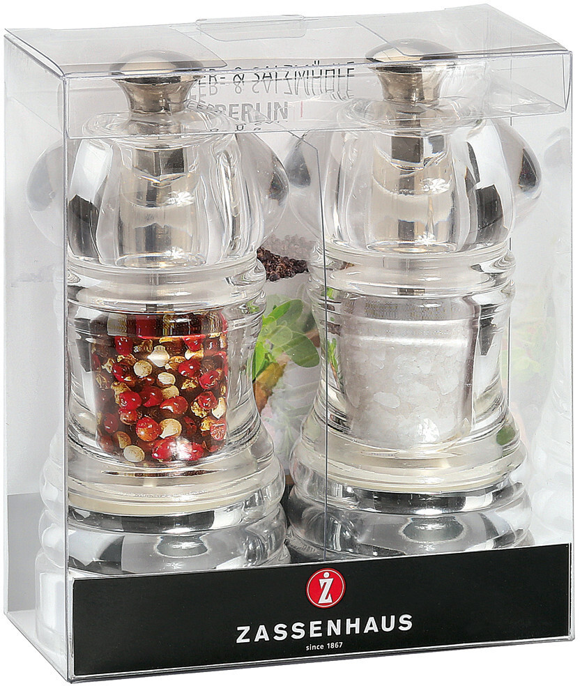 Zassenhaus Salt Mill Verona Black 15 cm