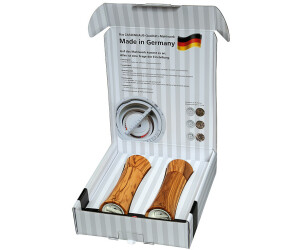 Macinasale Zassenhaus Frankfurt - In Legno Naturale Con Macinino Ceramica, 14 Cm