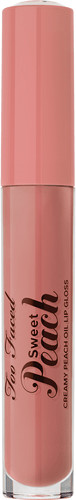 Too Faced Sweet Peach Creamy Peach Oil Lip Gloss Papa Don't Peach (4ml)
