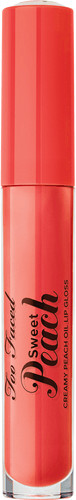 Too Faced Sweet Peach Creamy Peach Oil Lip Gloss Tickle-Me-Peach (4ml)