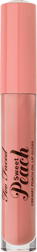 Too Faced Sweet Peach Creamy Peach Oil Lip Gloss Peach-sicle (4ml)