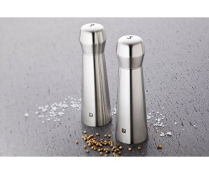 ZWILLING Manuelle Gewürzmühle Upside-Down - Elfenbeinfarben, Für Salz, Pfeffer & Gewürze