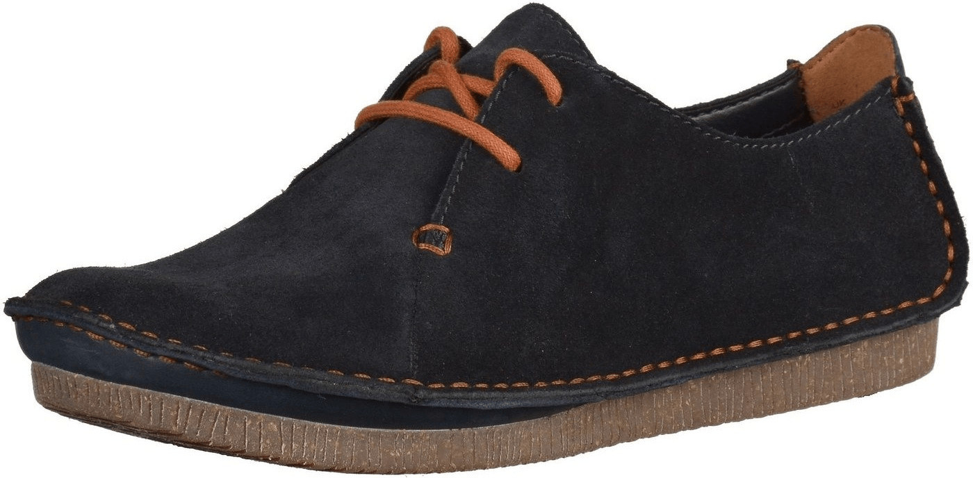 Clarks Janey Mae navy suede