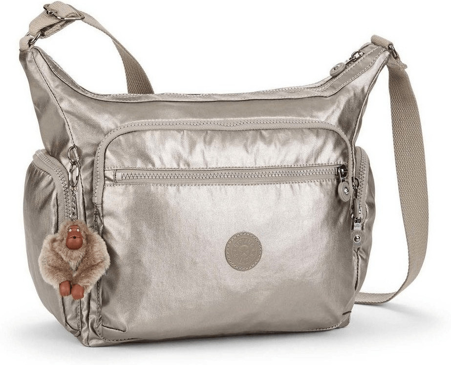 Kipling Gabbie metallic pewter