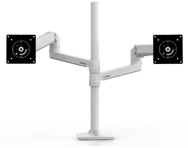 Ergotron LX Dual Monitor Arm White
