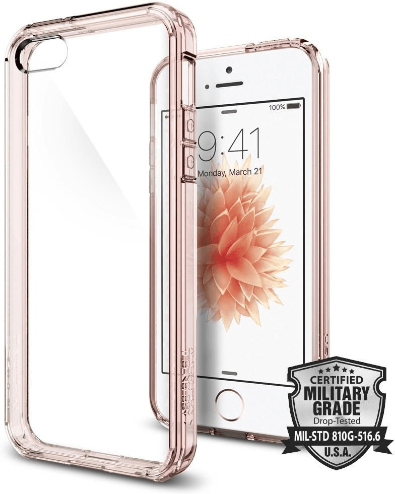 Spigen Coque Ultra Hybrid (iPhone SE/5S/5) rose