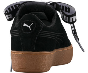 Puma vikky platform ribbon bold black clearance