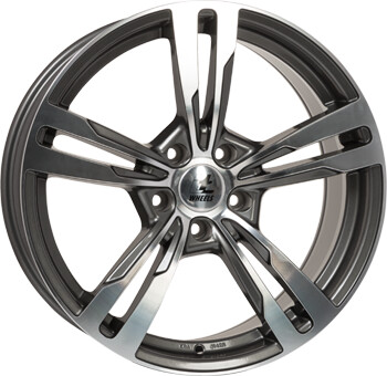 itWHEELS Anna (8,5x20) gloss anthracite polished