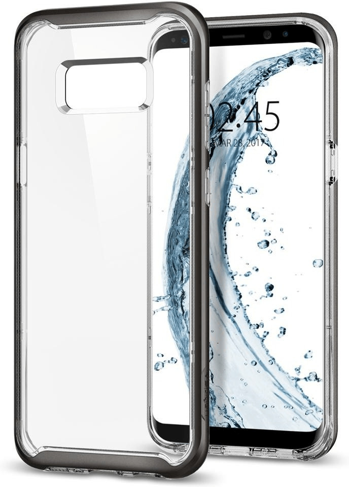 Spigen Coque Neo Hybrid Crystal (Galaxy S8 Plus) gunmetal