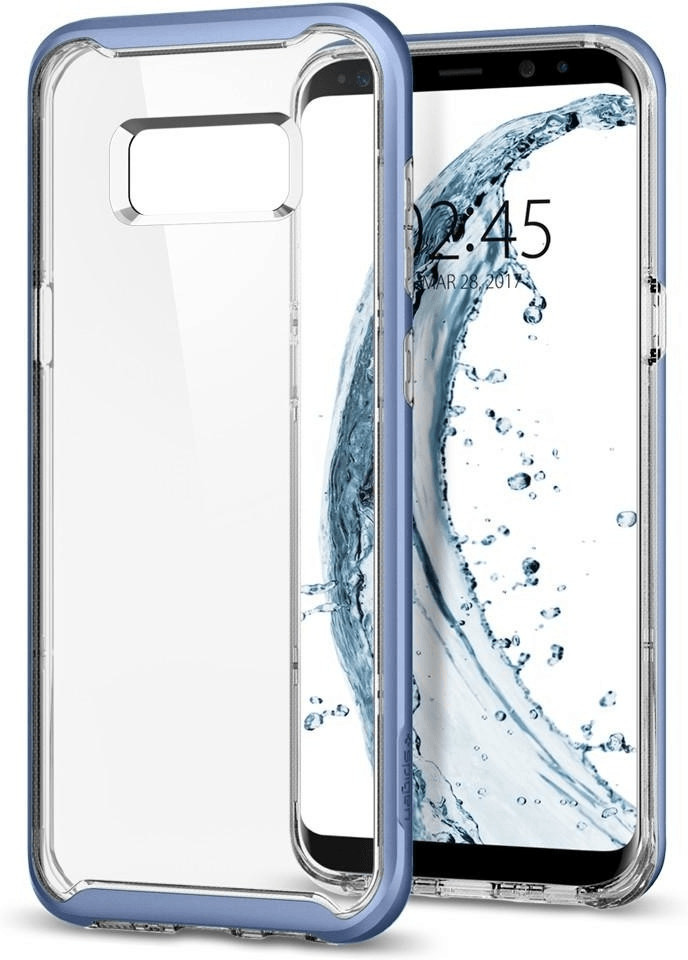 Spigen Coque Neo Hybrid Crystal (Galaxy S8 Plus) bleu corail