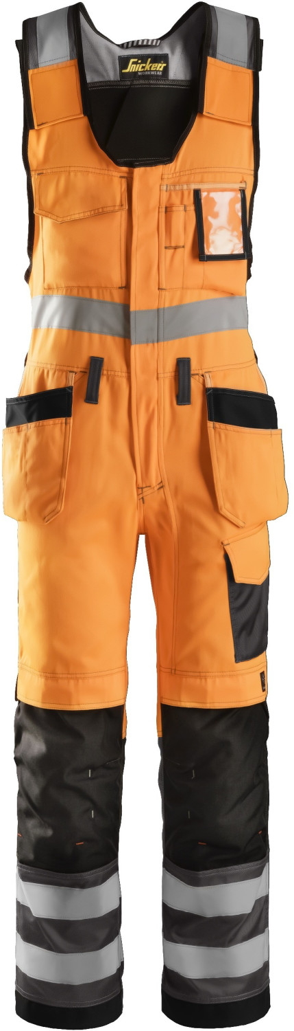 Snickers 0213 High-Vis One-Piece Trousers