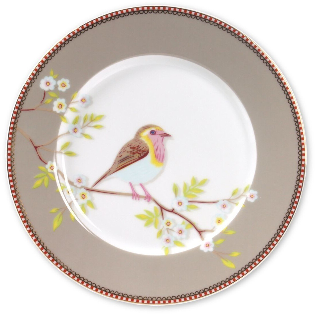 PiP Studio Early Bird Breakfast Plate 21 cm khaki