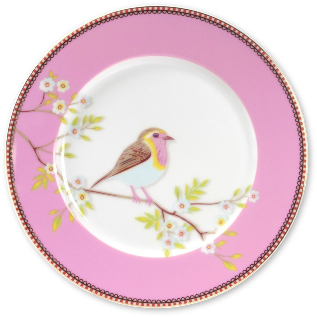 PiP Studio Early Bird Breakfast Plate 21 cm Pink