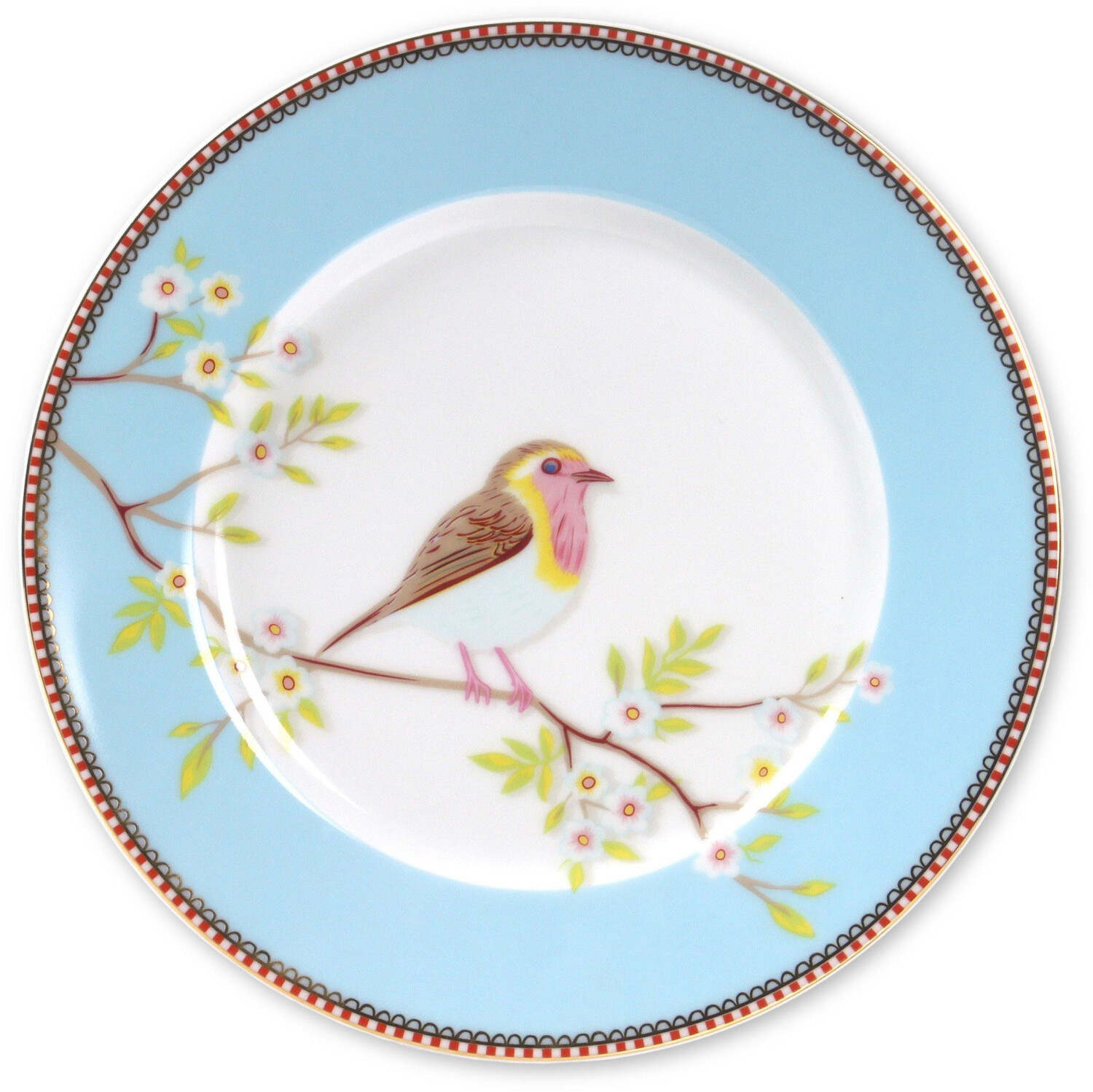 PiP Studio Early Bird Breakfast Plate 21 cm Blue