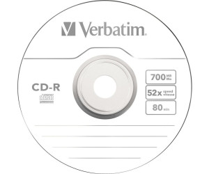 VERBATIM CD-R 52X Compact Blank CD Cake*100 99422 