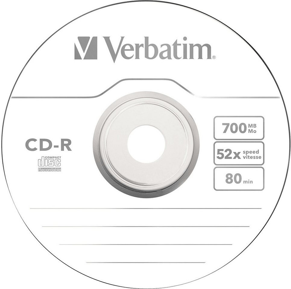 CD vierge Mediarange Vinyle imprimable 700 Mo 52x (boite de 50) MR226 pas  cher