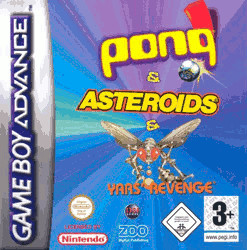 Compilation - Pong/Asteroids/Yars Revenge (GBA)