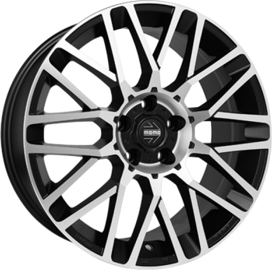 Momo Revenge Evo (9,5x19) matt black polished