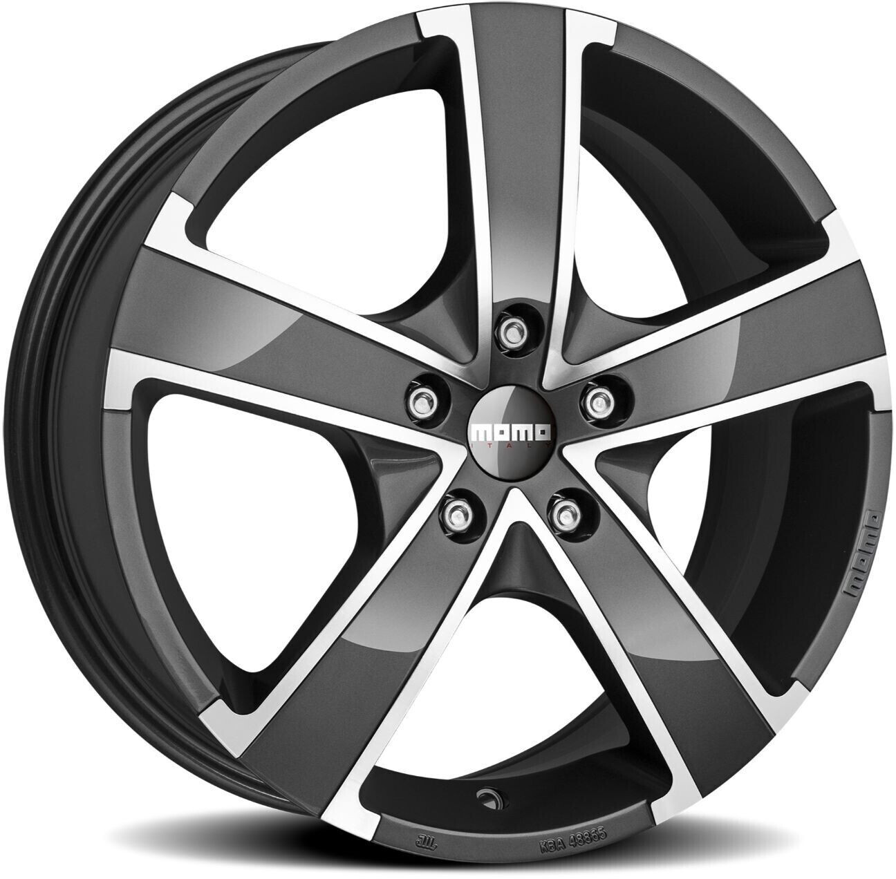 Momo Win Pro Evo (6,5x16) glossy anthracite polished