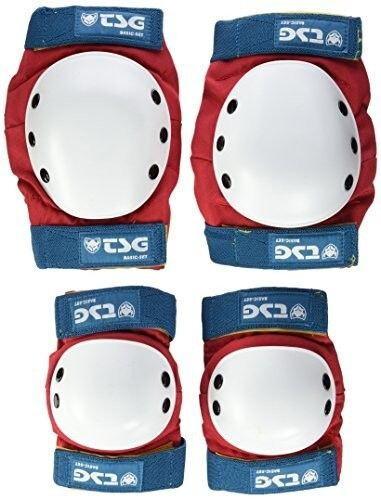 TSG Basic Protection Set white/red/blue