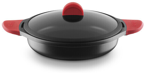 Castey Cacerola Baja con Tapadera de Cristal Classic Induction 30 cm