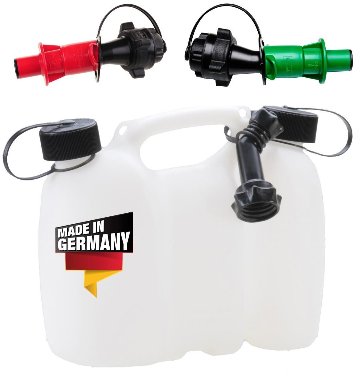 Huenersdorff Kraftstoff-Doppelkanister rot 3l u. 1,5l (1222398