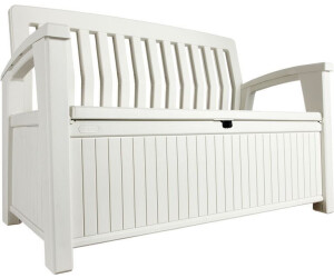 Keter Patio Storage Bench weiB ab 199 90 Preisvergleich bei idealo