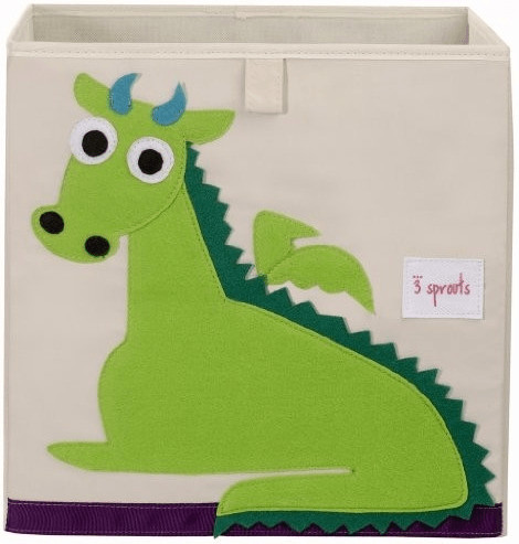 3 Sprouts Cube de rangement dragon